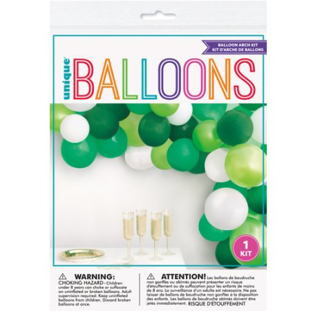 Green Arch DIY latex balloon kit