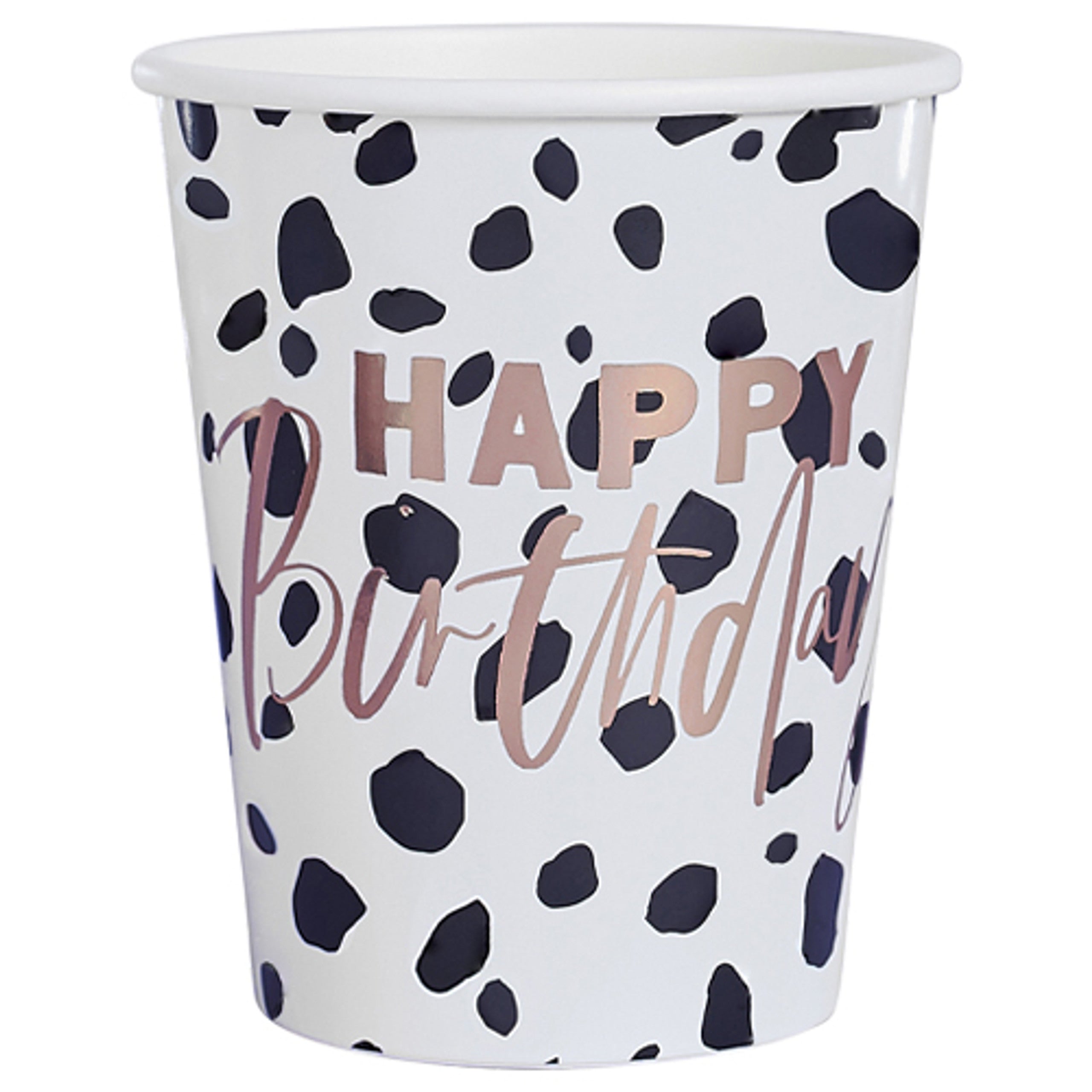 Happy Birthday Dalmatian Paper Cups