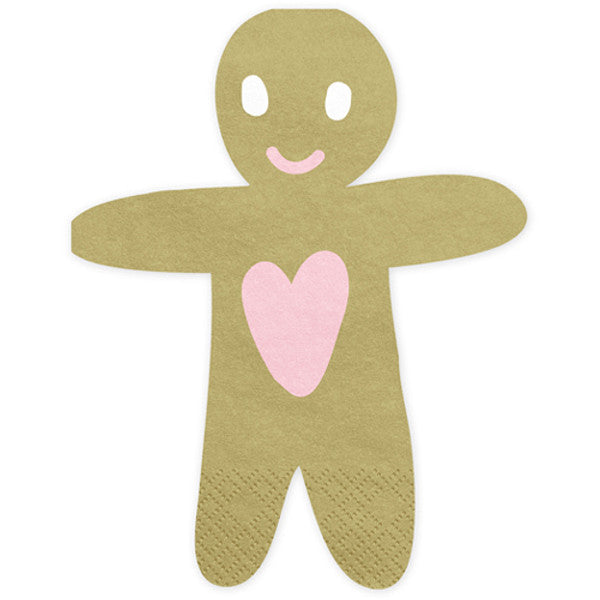 Gingerbread Friend Paper Napkins
