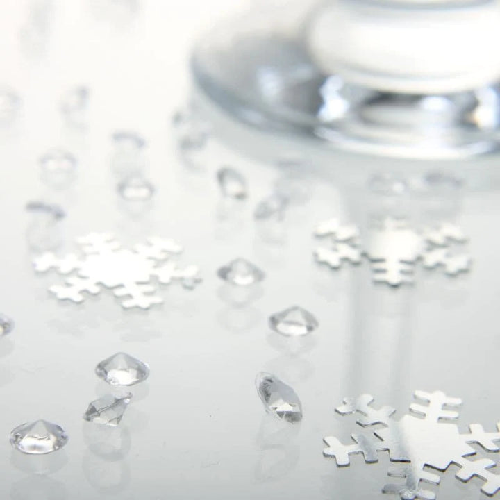 Winter Wonderland Table Confetti & Crystals