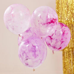 Pink Paint Balloons