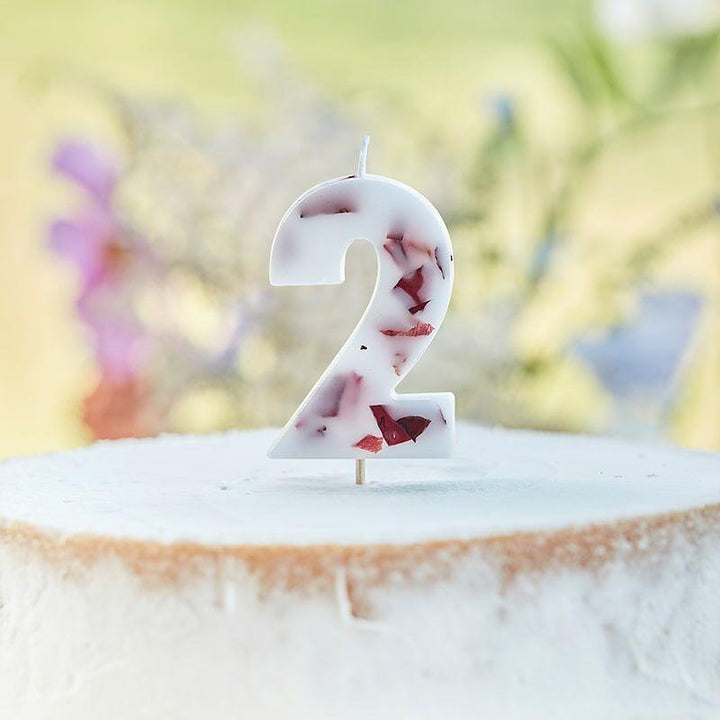 Pressed Petal Candle 2