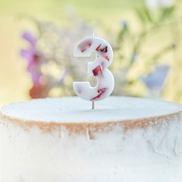 Pressed Petal Candle 3