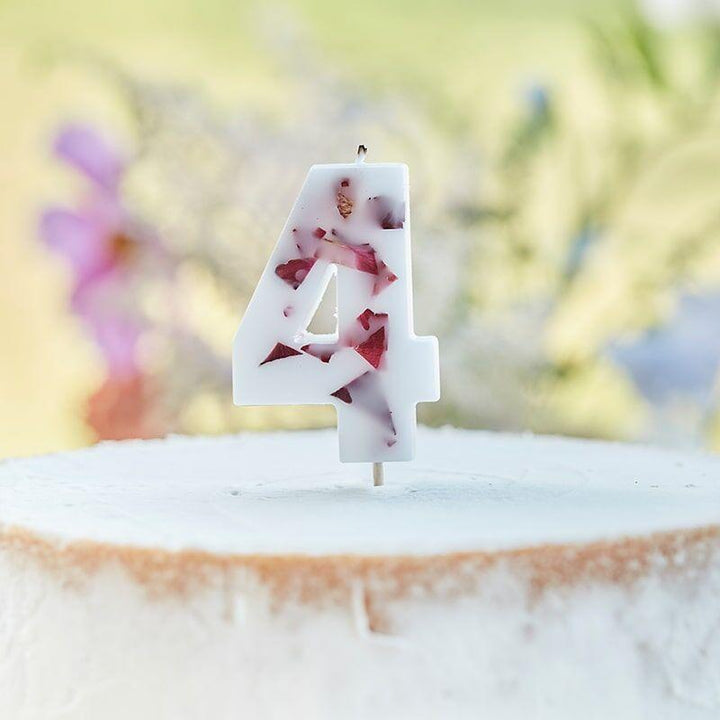 Pressed Petal Candle 4