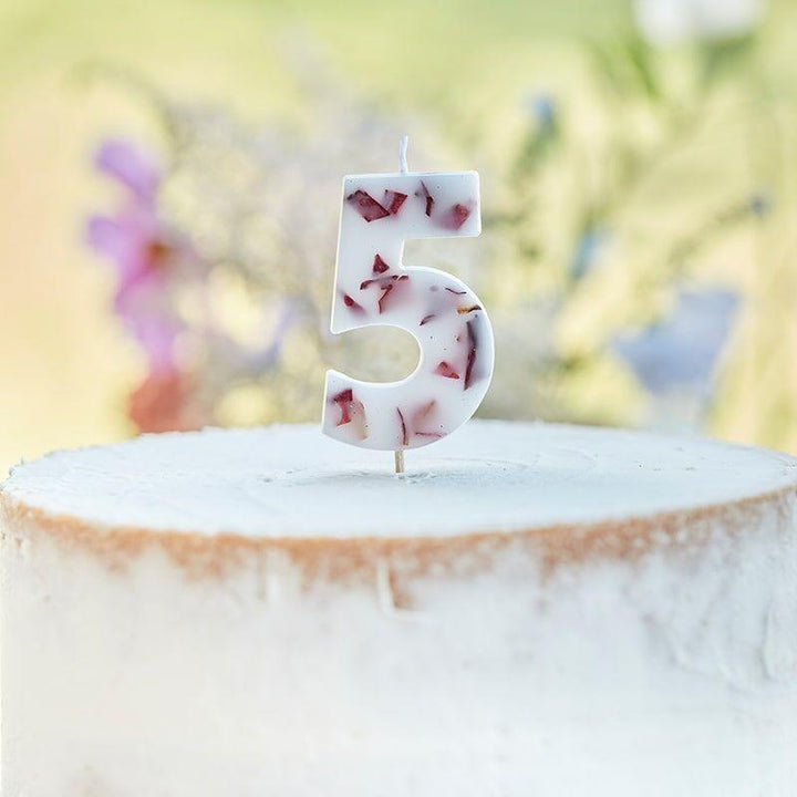 Pressed Petal Candle 5