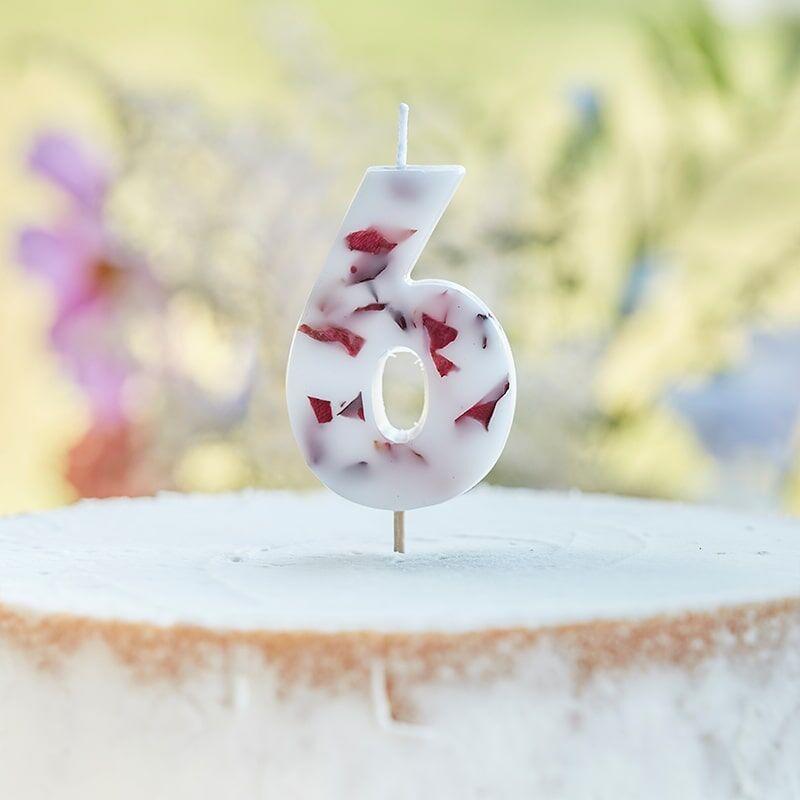 Pressed Petal Candle 6