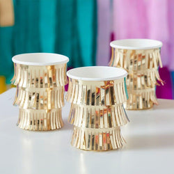 Gold Fringed Cups