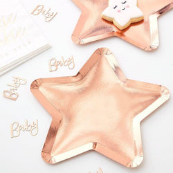 Rose Gold Star Plate