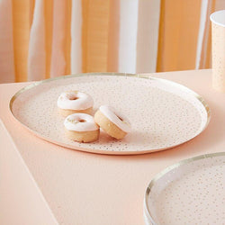 Peach/Gold Party Plates