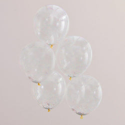 Pastel Bead Confetti Balloons