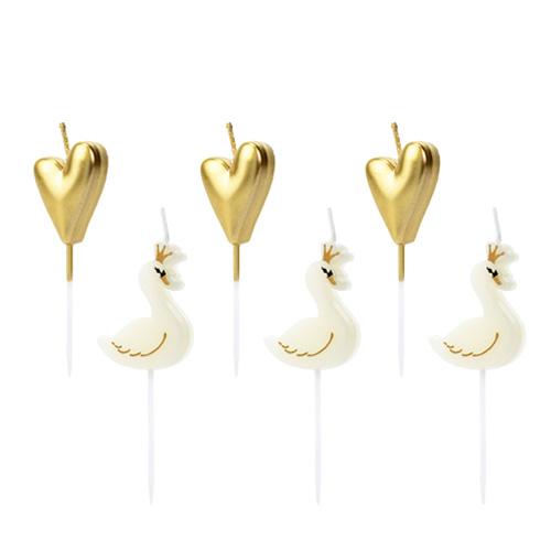 Swan Candles