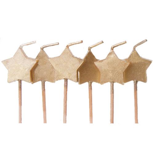 Gold Star Candles