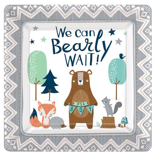 Bearly Wait plates