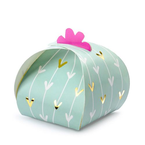 Pastel Cactus Favor Boxes