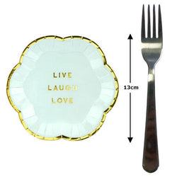 Live Laugh Love Blue Plates