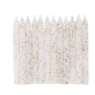 White/Glitter Candles