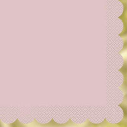 Pink/Gold Pastel Napkins