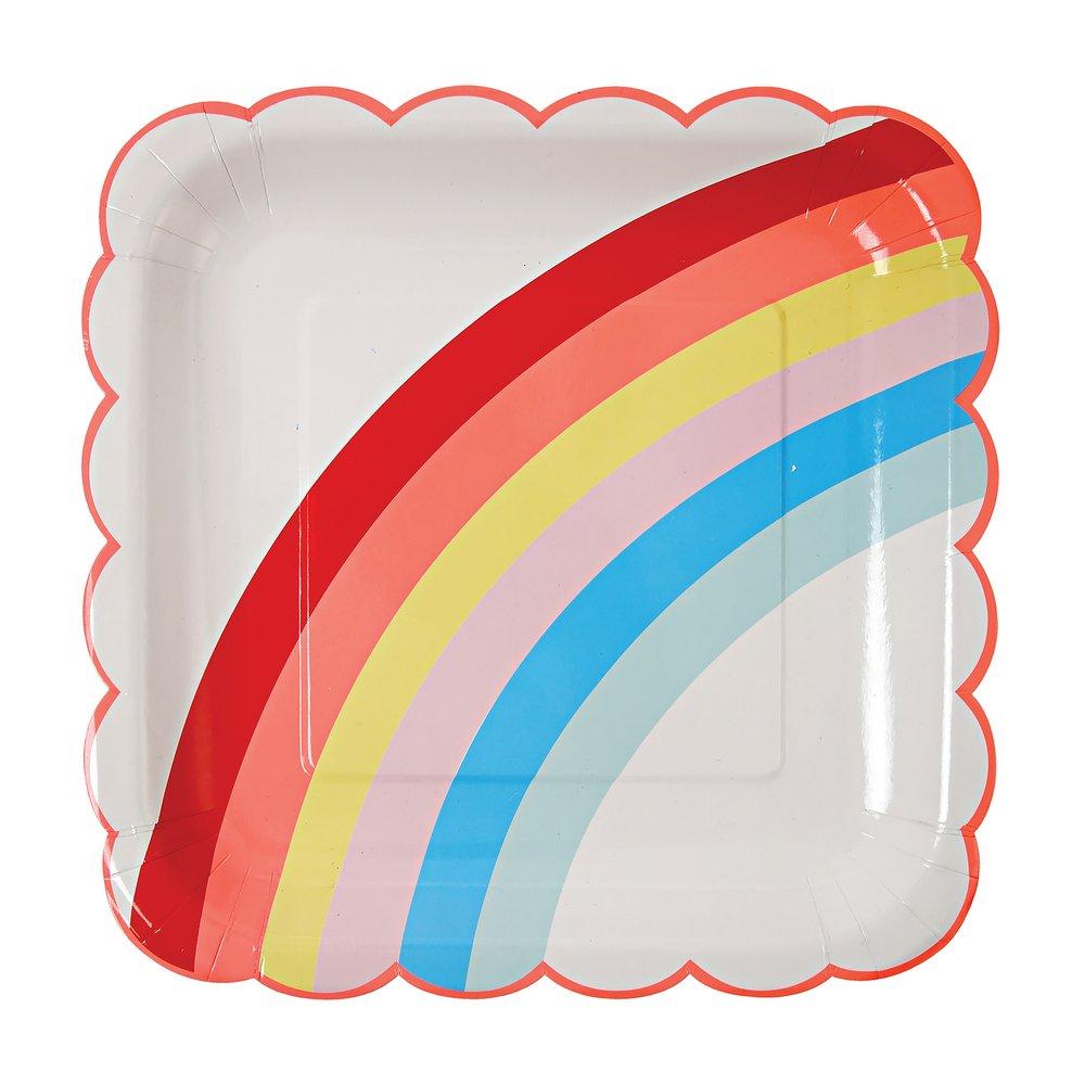 Rainbow Large Plates