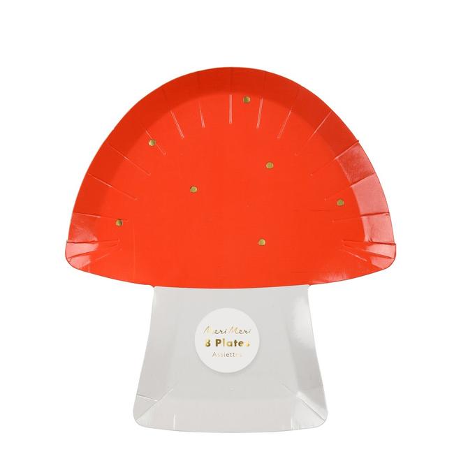 Toadstool Plates