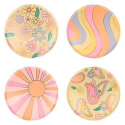 Phychedelic 60s Dinner Plates 