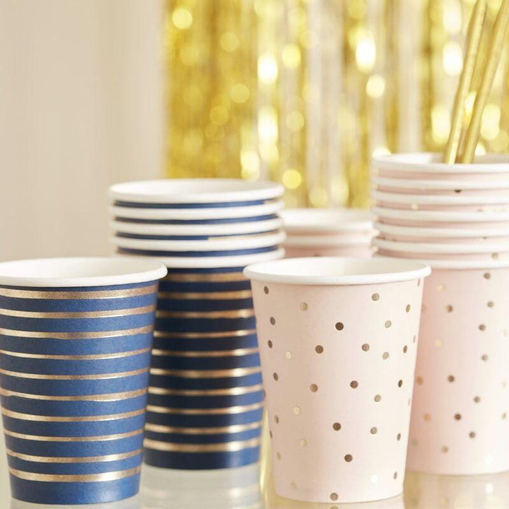 Pink & Navy Cup