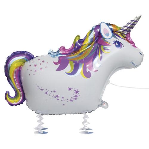 Unicorn Walking Pet Foil Balloon