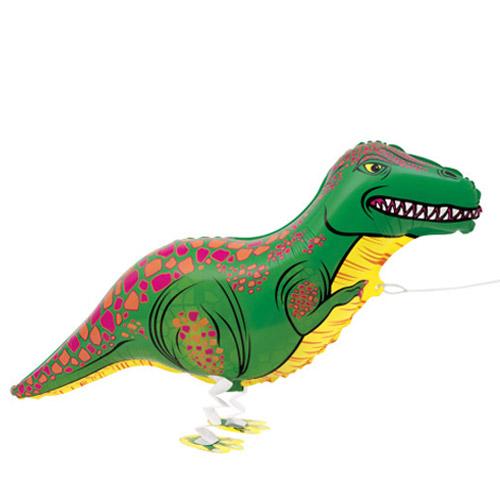 T-Rex Walking Pet Foil Balloon