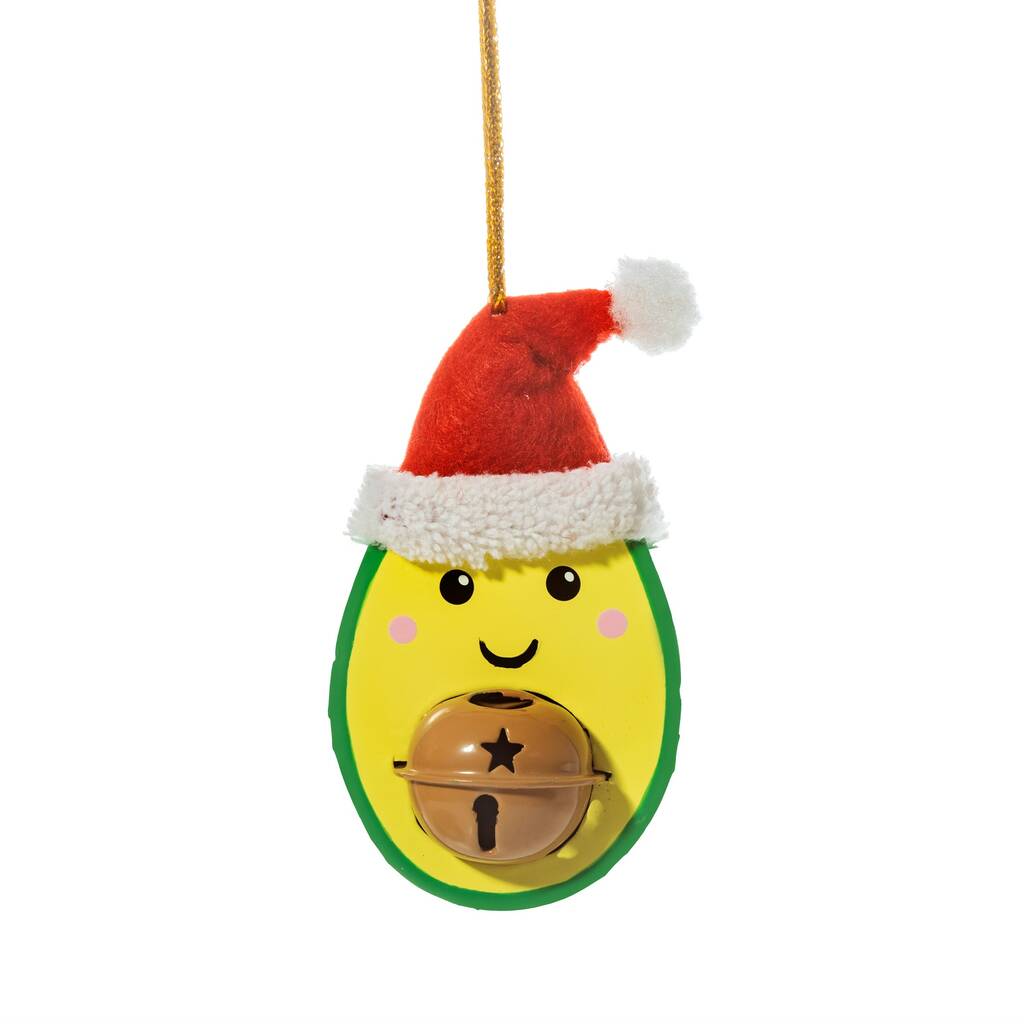 Christmas Avocado Bell Tree Decoration