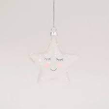 Christmas Sweet Dreams Star Shaped Bauble Decoration
